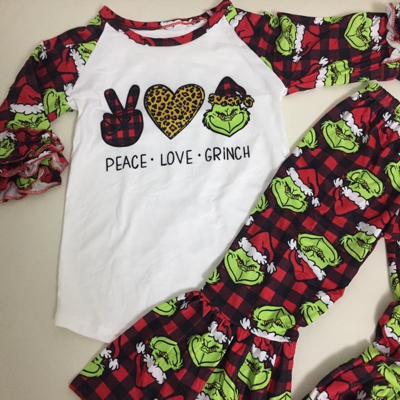The Grinch Christmas 🎄 Pants Set Outfit - Picture 7 of 7